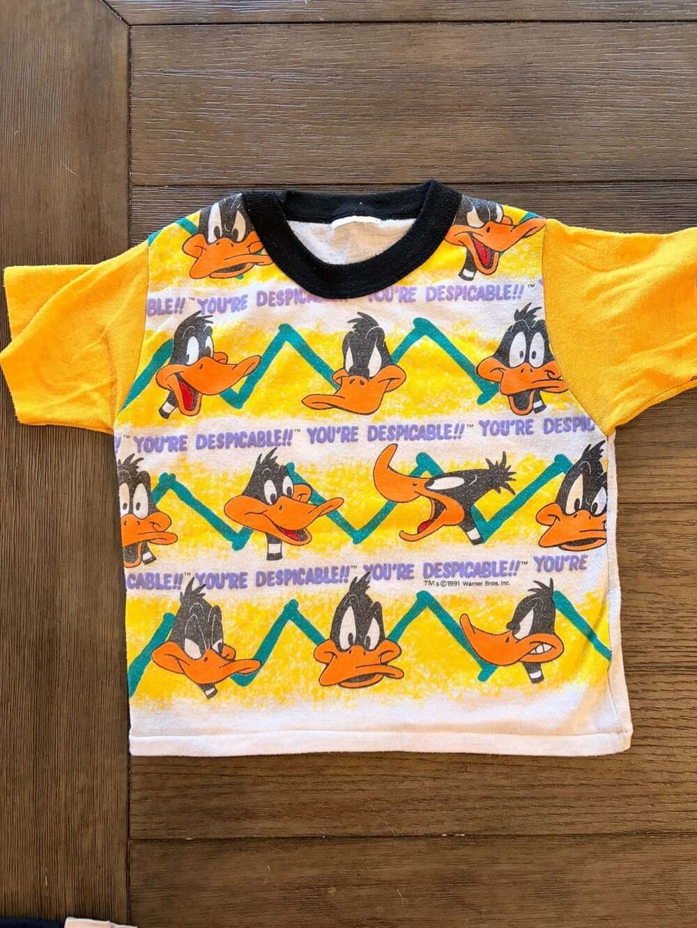 Vintage Daffy Duck Shirt Looney Toons